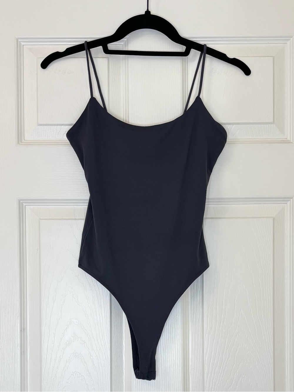 Zara Classic Polyamide Strappy Bodysuit with Elastic Spaghetti Straps